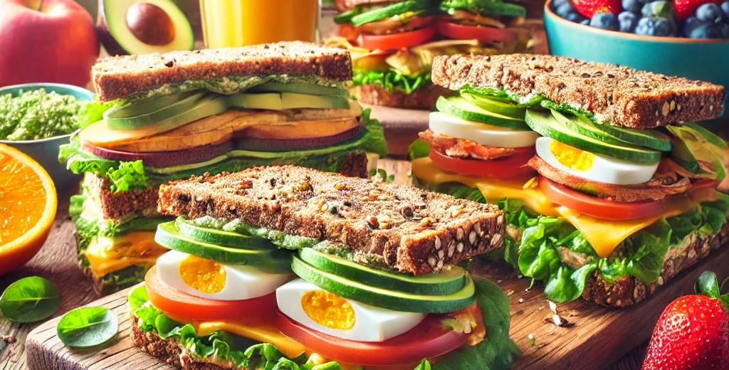 healthy breakfast sandwich